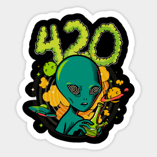 space 420 Sticker